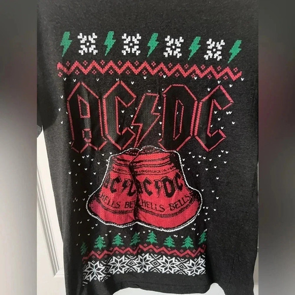 Official Merch | AC/DC "Hells Bells" Holiday Band Tee | Size M - Picture 3 of 5